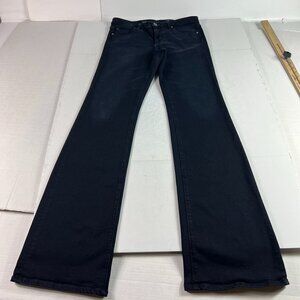 Adriano Goldschmid Jean Womens 30x33* Angel Boot Cut Low Rise Blue Denim Tag 29R